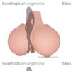 Vagina y ano con pies y vibracion cyber skin